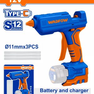 Pistola Aplicar Silicona 12v S12 15-18g/min Wlu1412 Wadfow