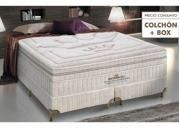 Conjunto Sommier Victoria 160 X 200 (queen)