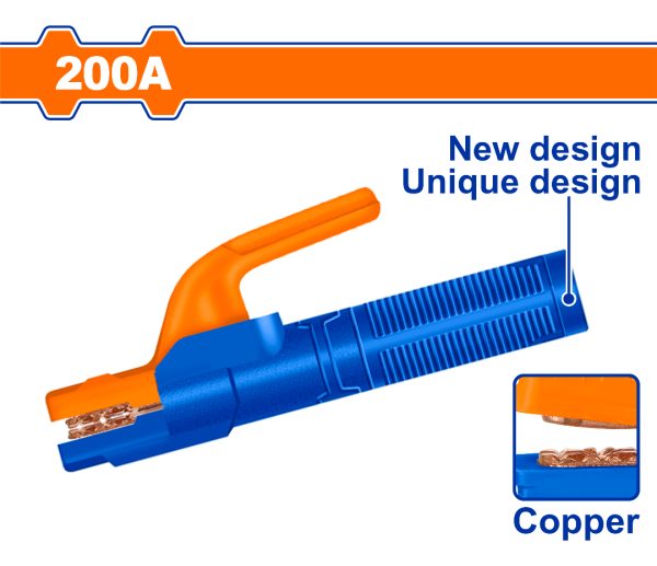 Pinza Porta Electrodo 200a 200mm Wadfow Weh1a02 Ff