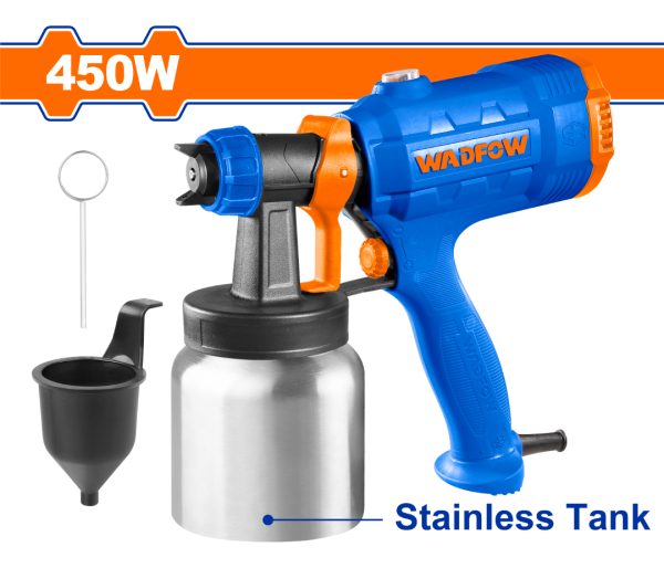 Equipo Pistola De Pintar 450w Tacho Metal Wadfow Weg1a02