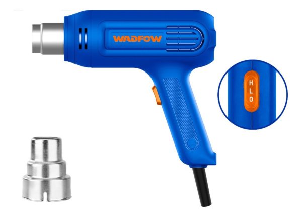 Pistola De Calor 1600w Wadfow Whg1516 Color Azul