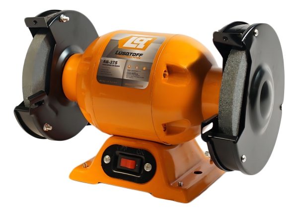 Amoladora De Banco 375w Lusqtoff Color Naranja - Imagen 2