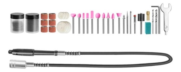 Mini Torno 130w (mod Nuevo) C Accesorios Ingco Mg13328 - Imagen 2