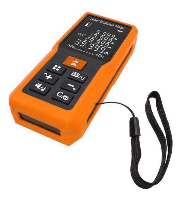Medidor De Distancias Laser Digital 40m Memoria Lusqtoff