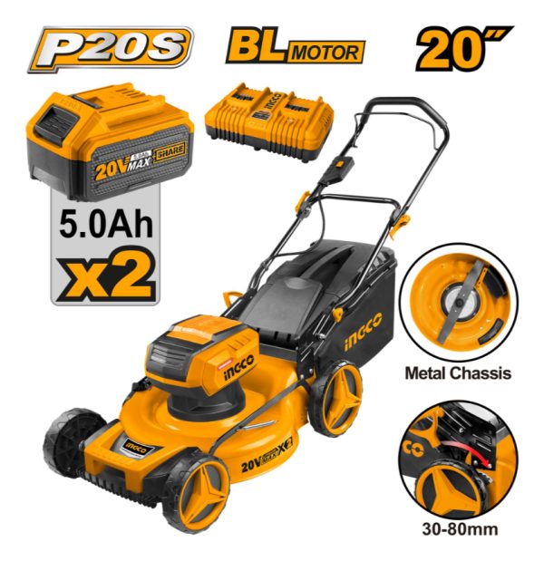 Corta Cesped A Bateria 20v 20 P20s C Bat Y Cargador