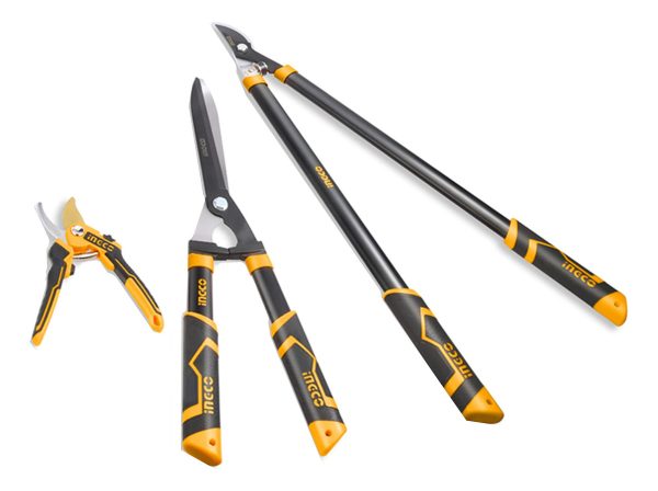 Set X 3 Tijeras De Poda Jardin Ingco Hlt76033