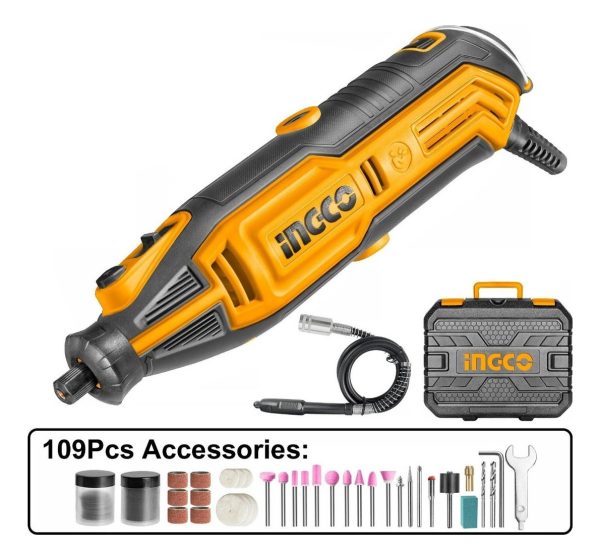 Mini Torno 130w (mod Nuevo) C Accesorios Ingco Mg13328 - Imagen 5