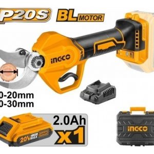 Tijera De Poda C Bat Y Cargador 20v Ingco Cssli203083