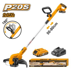 Bordeadora 20v C Bateria Y Cargador Ingco Cgtli203285
