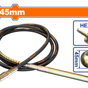 Manguera Para Vibrador De Hormigon Hex 45mm Wadfow Wvrp2a45