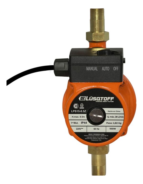 Bomba Elevador Presión Presurizadora 8.5m Lusqtoff Automátic - Imagen 3