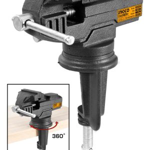 Morsa De Banco Mesa 60mm Ingco Hbv082 Giratoria Joyero