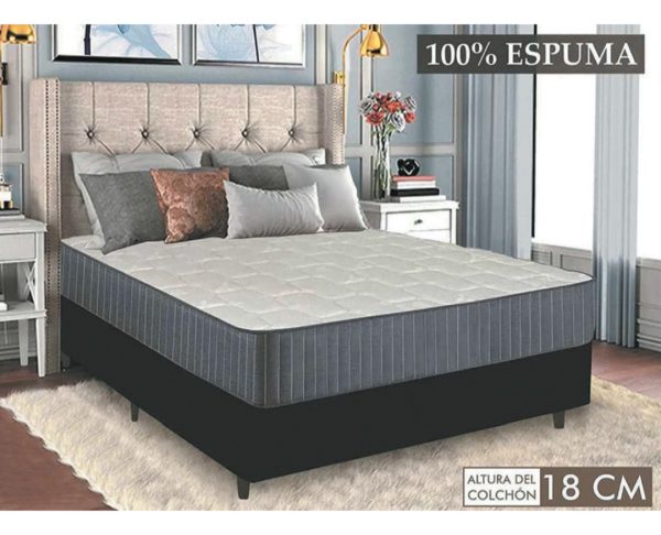 Conjunto Sommier Deville 140 X 190 (2 Plazas)