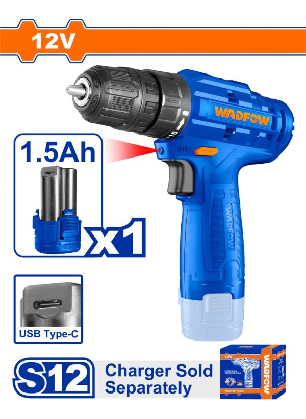 Atornillador 12v C Bateria Wadfow Wcds510