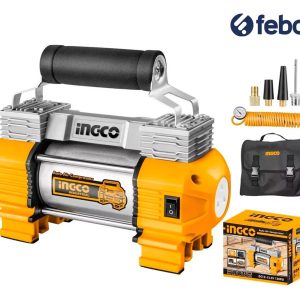 Compresor Auto 12 Volt 18amp Uso Rudo Ingco Aac2508 120psi