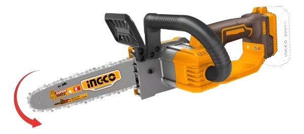 Motosierra 20v 8 S Bat S Carg Ingco Cgsli2085- Smf Color Nar