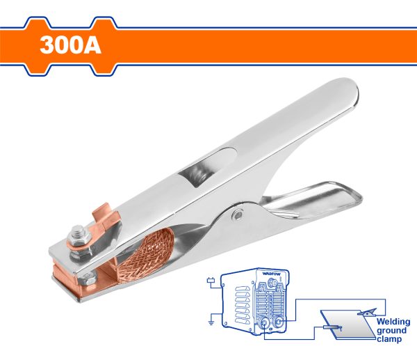Pinza De Tierra Para Soldadora 300a 170mm Wadfow Weh9a03 Ff