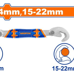 Llave Universal Doble Boca Ajustable Wadfow Wuw1101