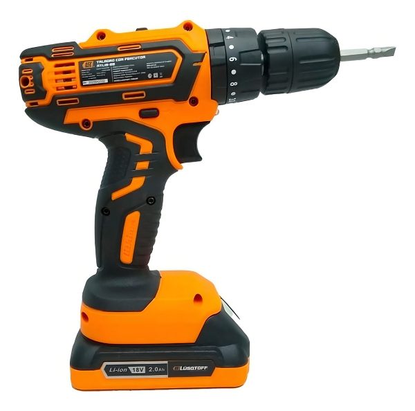 Taladro Percutor Atornillador Inalámbrico De 10mm Lüsqtoff - Imagen 2