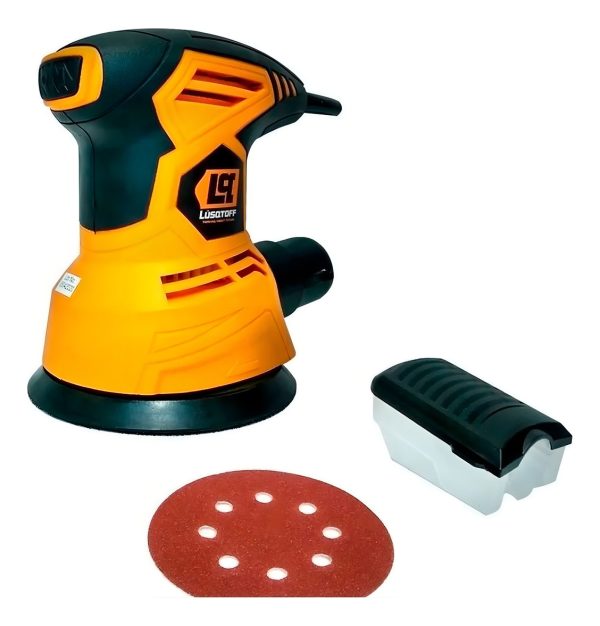 Lijadora Roto Orbital Lüsqtoff Lrl300-8 Naranja 50hz 300w - Imagen 2