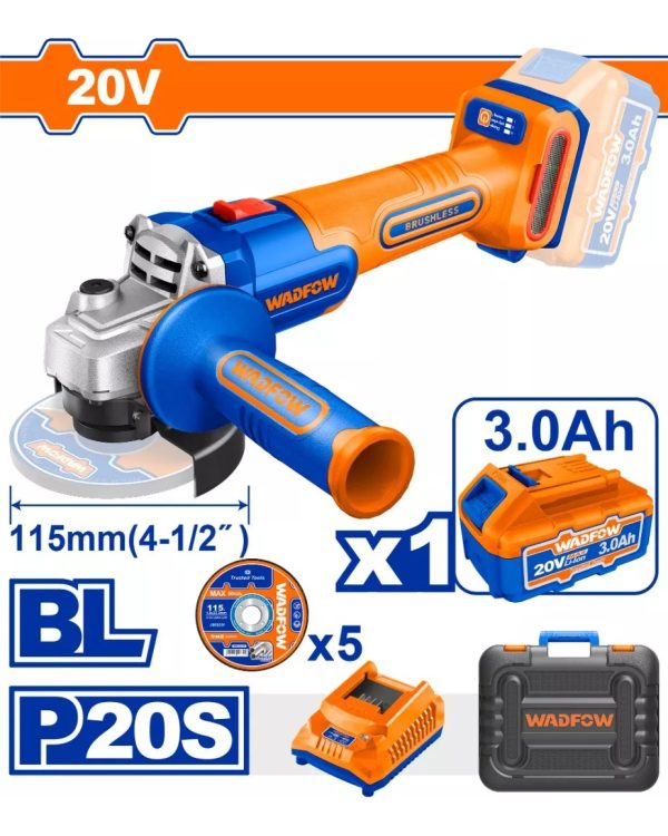 Amoladora + Discos + Valija Wadfow - Wlap522