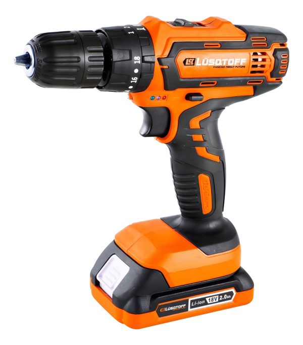 Taladro Percutor Atornillador Inalámbrico De 10mm Lüsqtoff