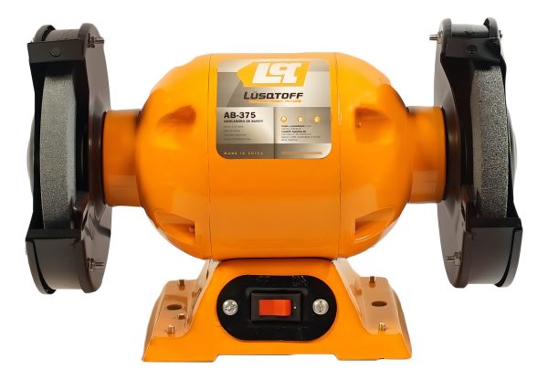 Amoladora De Banco 375w Lusqtoff Color Naranja