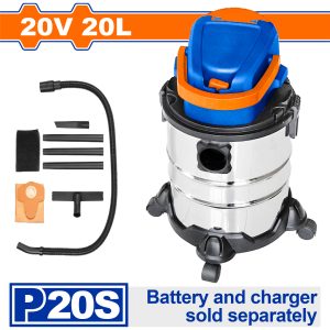 Aspiradora 20lt P20s 20volt 8.0kpa Wqv1a20 Wadfow