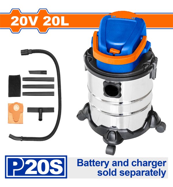 Aspiradora 20lt P20s 20volt 8.0kpa Wqv1a20 Wadfow