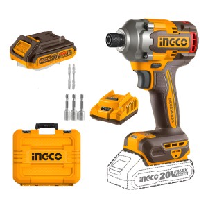Atornillador De Impacto A Bateria 20v P20s Con 2 Bat Carg