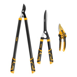 Set X 3 Tijeras De Poda Jardin Ingco Hlt76033