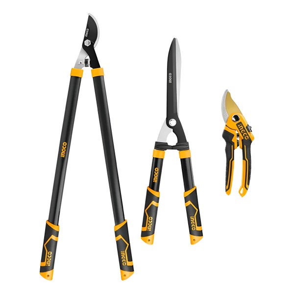Set X 3 Tijeras De Poda Jardin Ingco Hlt76033