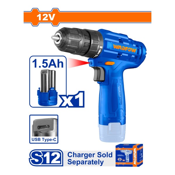 Atornillador 12v C Bateria Wadfow Wcds510 - Imagen 2