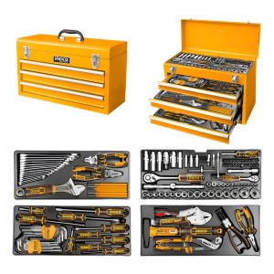 Set De 132 Herramientas En Valija Metalica Htcs221321 Ingco