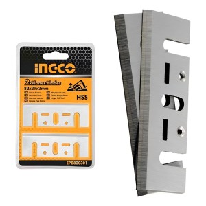 Set X 2 Cuchillas Repuesto 82 X 29 X 3mm Para Cepillo