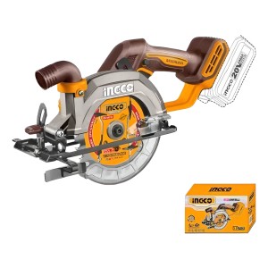 Ingco Csli1402 Sierra Circular 20v 140mm Color Naranja Claro