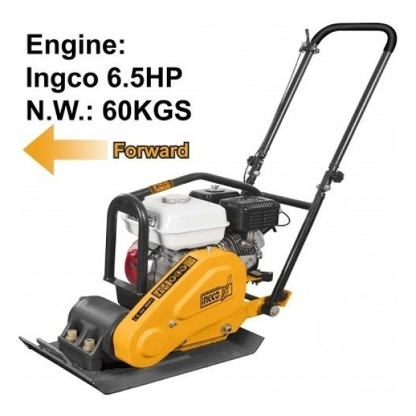 Plancha Compactadora 60kg Gasolina Ingco Gcp060-2 - Imagen 2