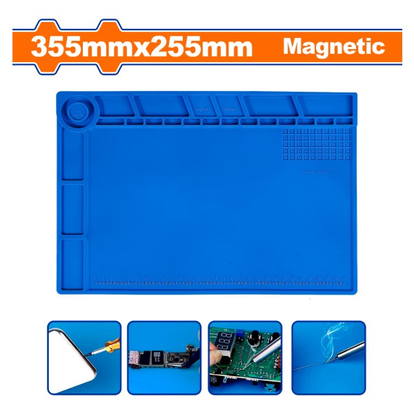 Manta Silicona 355x255mm Magnetica Anti Estatica Wadfow - Imagen 2