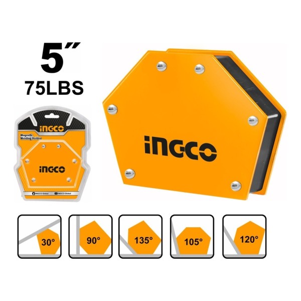 Escuadra Magnetica Multi Angulo Amwh50042 Ingco - Imagen 2