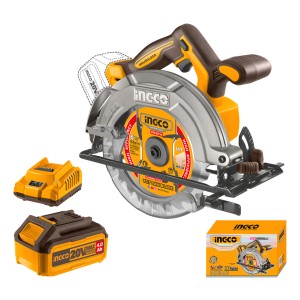 Sierra Circular A Bateria 20v P20s 165mm Cargx1 Batx1 Ingco