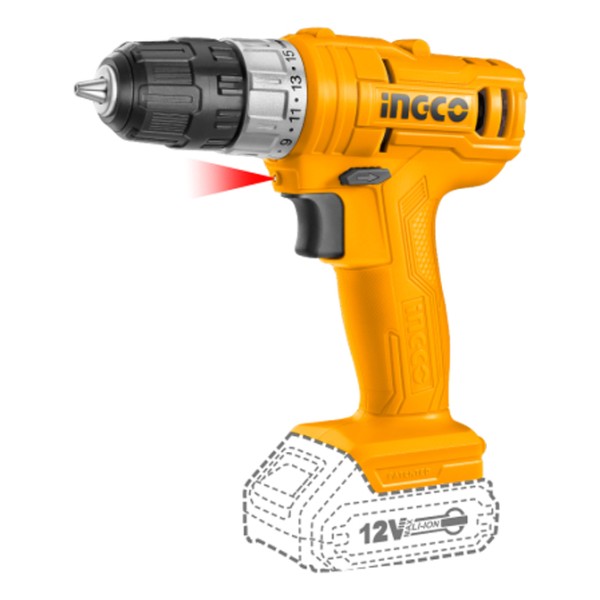 Atornillador 12 Volt 20nm Bat X 1.5ah Ingco - Imagen 2