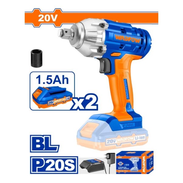 Llave De Impacto 20volt Wadfow Wcd1512 - Imagen 2