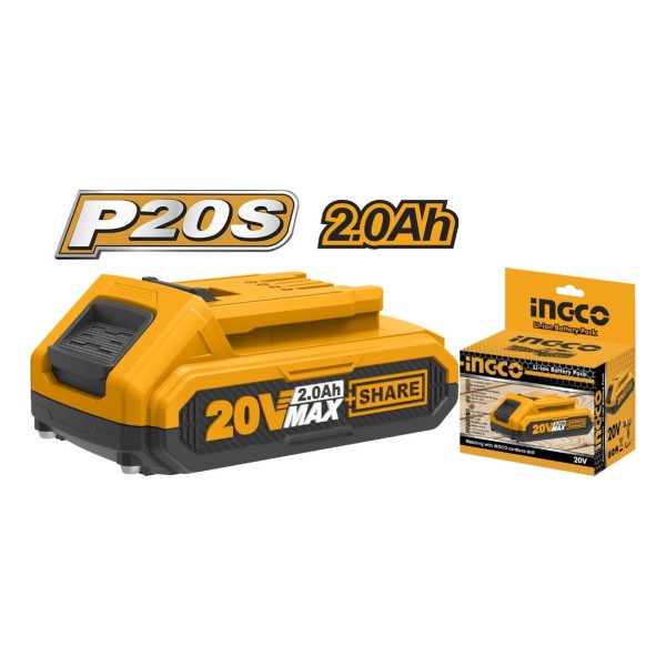 Bateria Litio 2.0 Ah 20v Volt Ingco Fbli20011 - Imagen 2