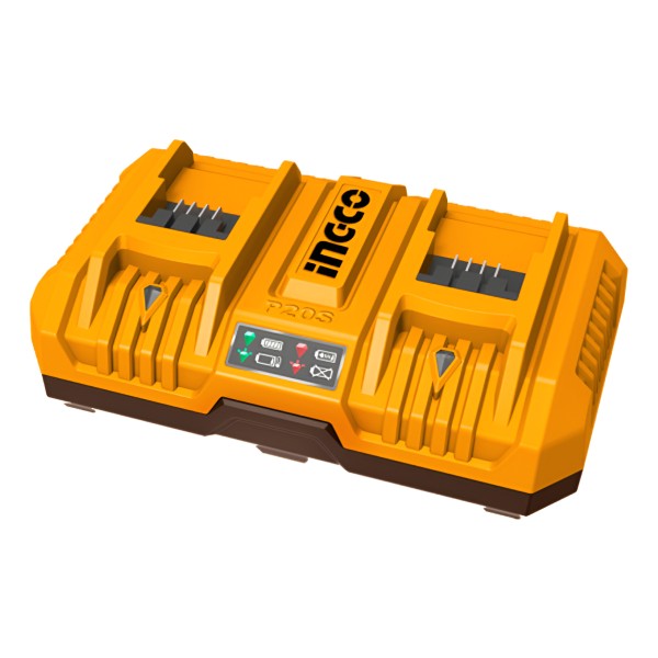 Cargador 20v Doble 8ah Rapido Ingco Fcli2082