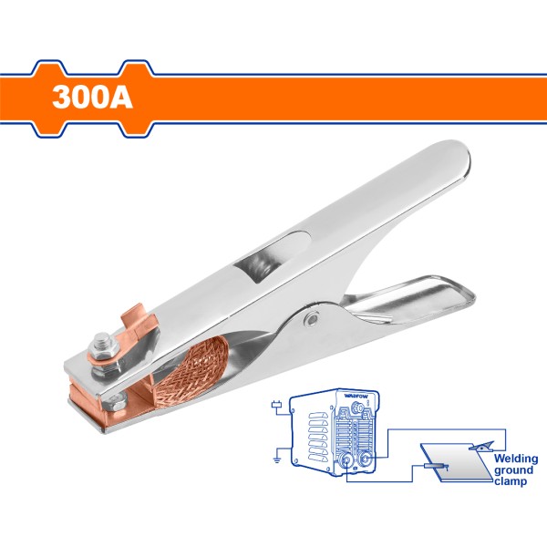 Pinza De Tierra Para Soldadora 300a 170mm Wadfow Weh9a03 Ff - Imagen 2