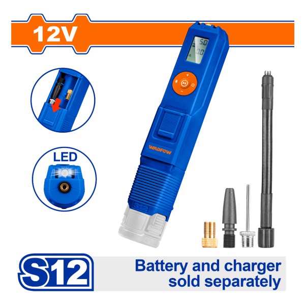 Mini Compresor Inflador De Aire 12v S12 Wadfow Wln1512 - Tyt - Imagen 2
