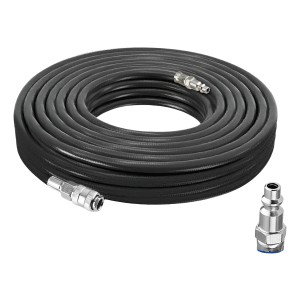 Manguera Goma Para Compresor 7.5m 1/4 Npt Wadfow Uwqg2e07