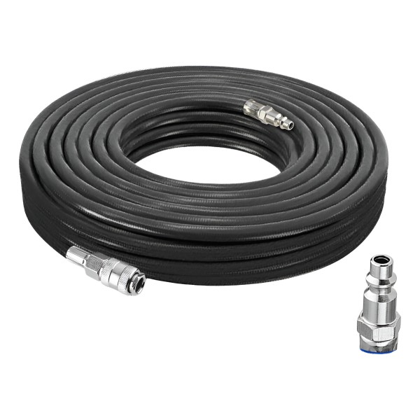 Manguera Goma Para Compresor 7.5m 1/4 Npt Wadfow Uwqg2e07