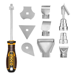 Set X 10 Accesorios Para Pistola De Calor Ingco Hga0131