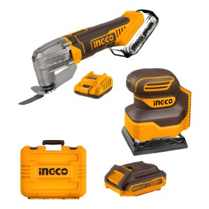 Combo Lijadora Orbital 20v P20s + Herramienta Multifuncion 2